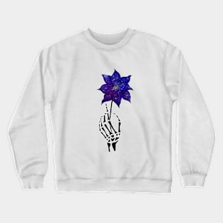 Flower and bones Crewneck Sweatshirt